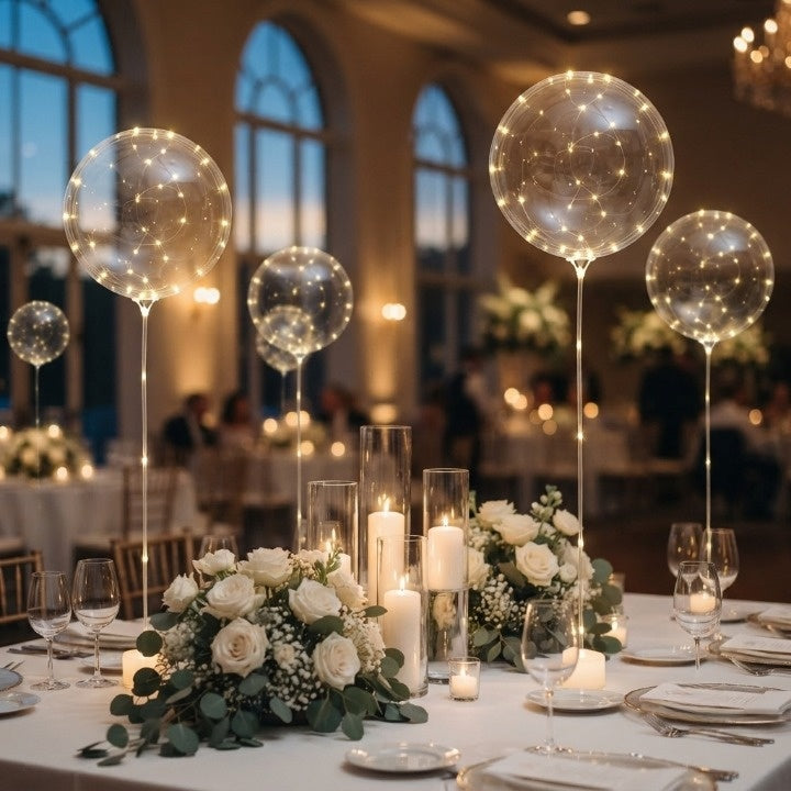 LED Balloon Set (10 Pack) – Warm Light, No Outlet Needed, Any Occasion 2