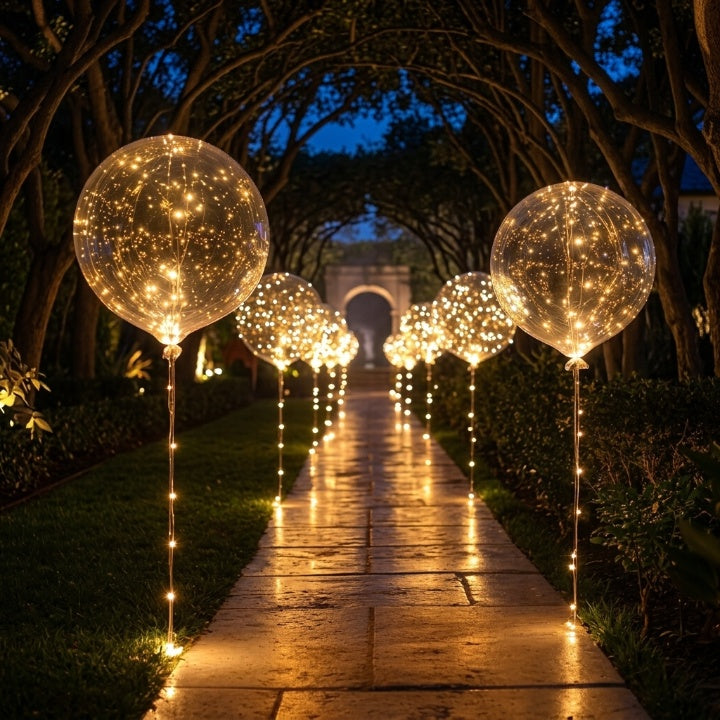 Light-Up Balloons – Warm Glow Party Decor | Set of 10 1