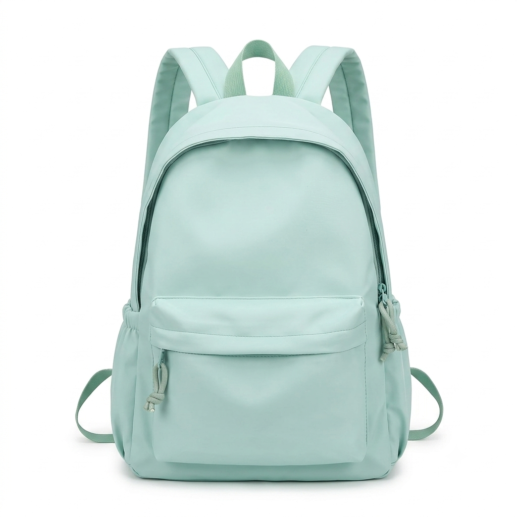 Women's Lightweight Nylon School Backpack in Pastel Colors 1