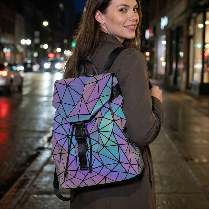 Geometric Panel Backpack - Prismatik