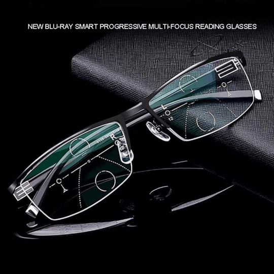 Smart Progressive Reading Glasses with Adaptive Multi-Zone Lenses 2