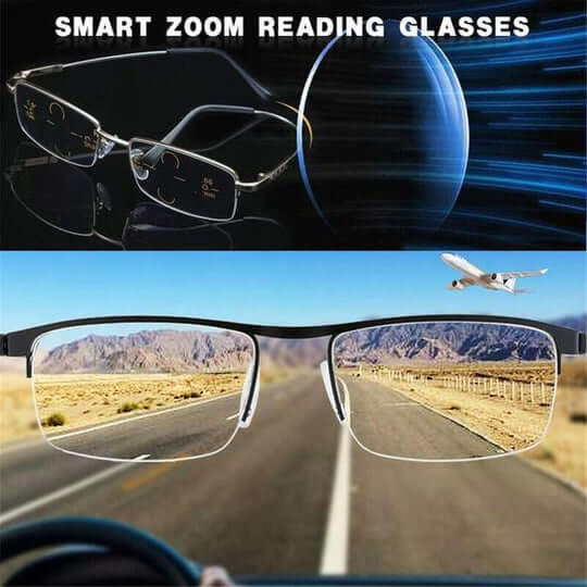 Smart Progressive Reading Glasses with Adaptive Multi-Zone Lenses 5