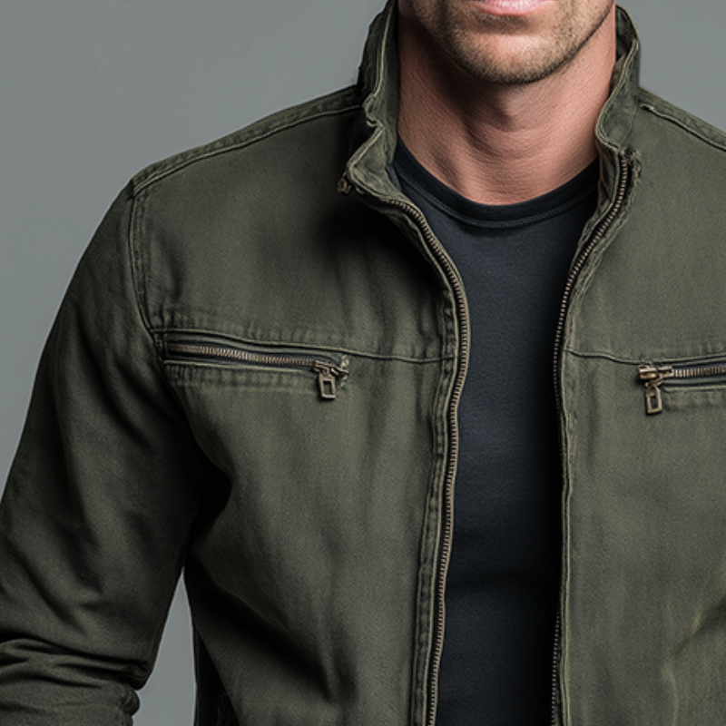 Men's Jacket | Vintage Zip-Up Design 2