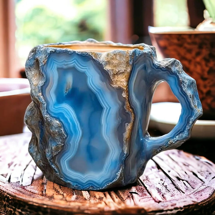 Handcrafted Mineral Crystal Cup 1