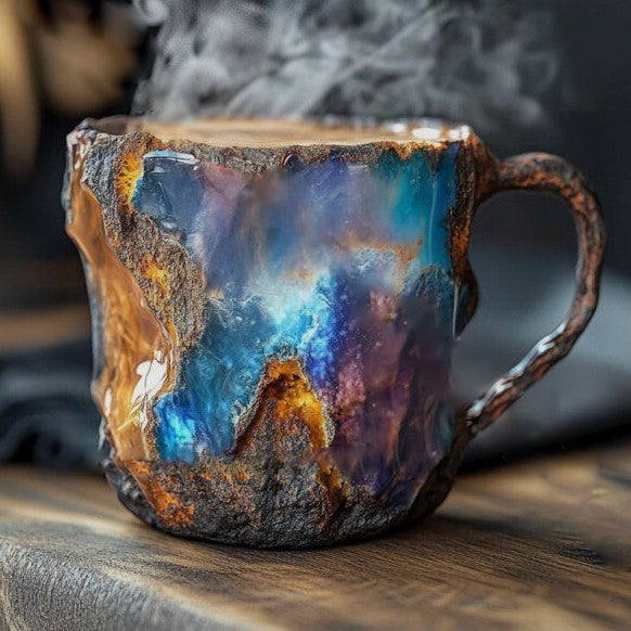 Handcrafted Mineral Crystal Cup 2