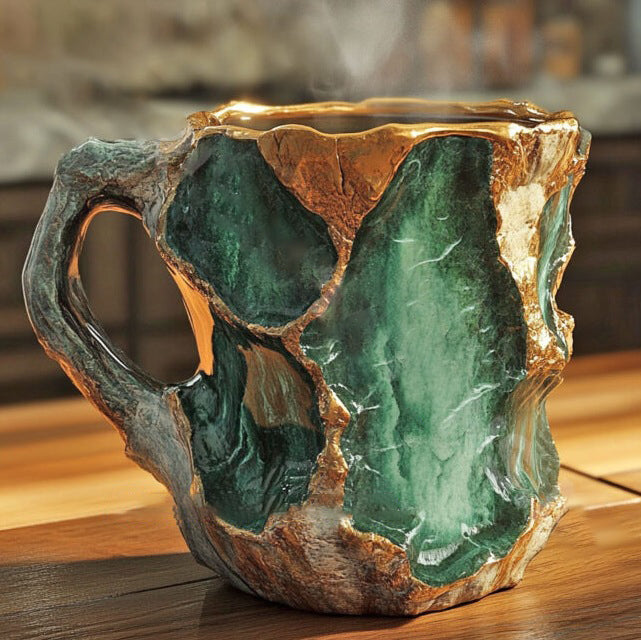 Handcrafted Mineral Crystal Cup 3