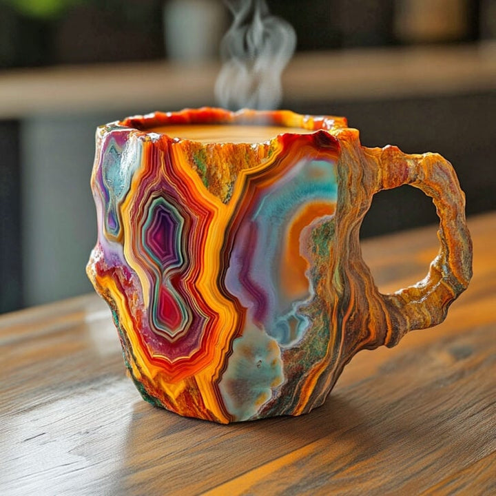 Handcrafted Mineral Crystal Cup 5