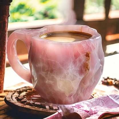 Handcrafted Mineral Crystal Cup 6