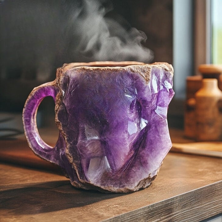 Handcrafted Mineral Crystal Cup 7