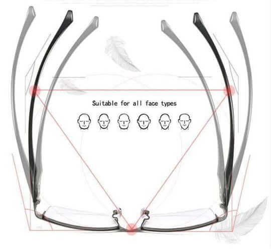 Progressive Multifocal Glasses for Near and Far Vision, Anti-Glare & UV 9
