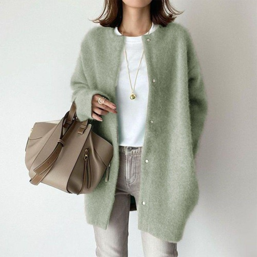 Women's Soft Cashmere Cardigan, Lightweight, Warm and Elegant 8