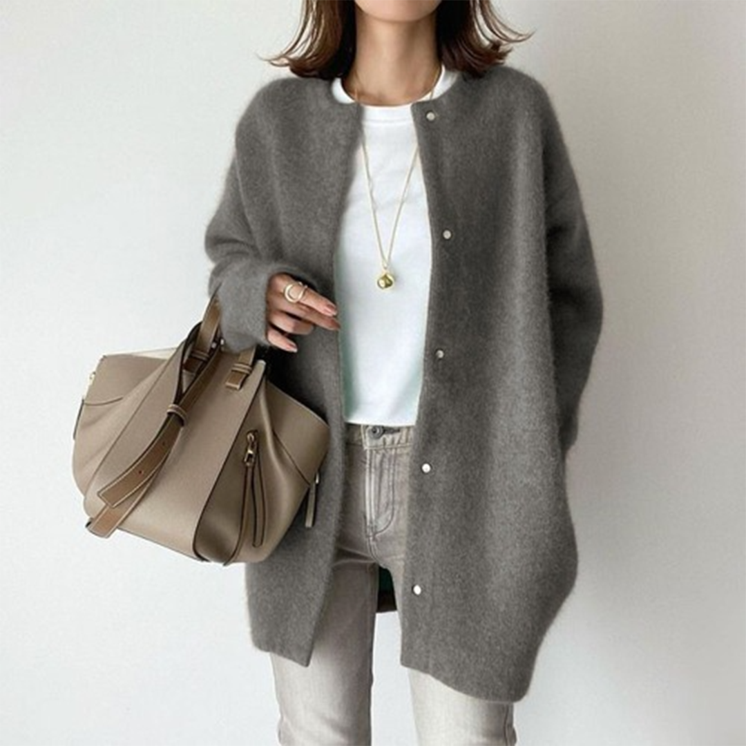 Women's Soft Cashmere Cardigan, Lightweight, Warm and Elegant 6