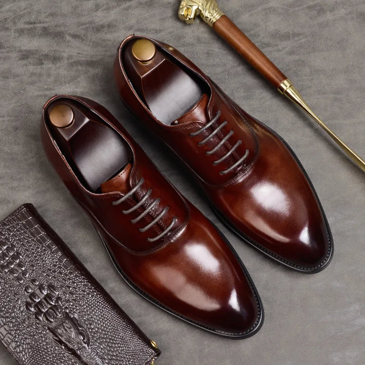 Orthopedic Leather Oxford Dress Shoes with Timeless Style and All-Day Comfort 4