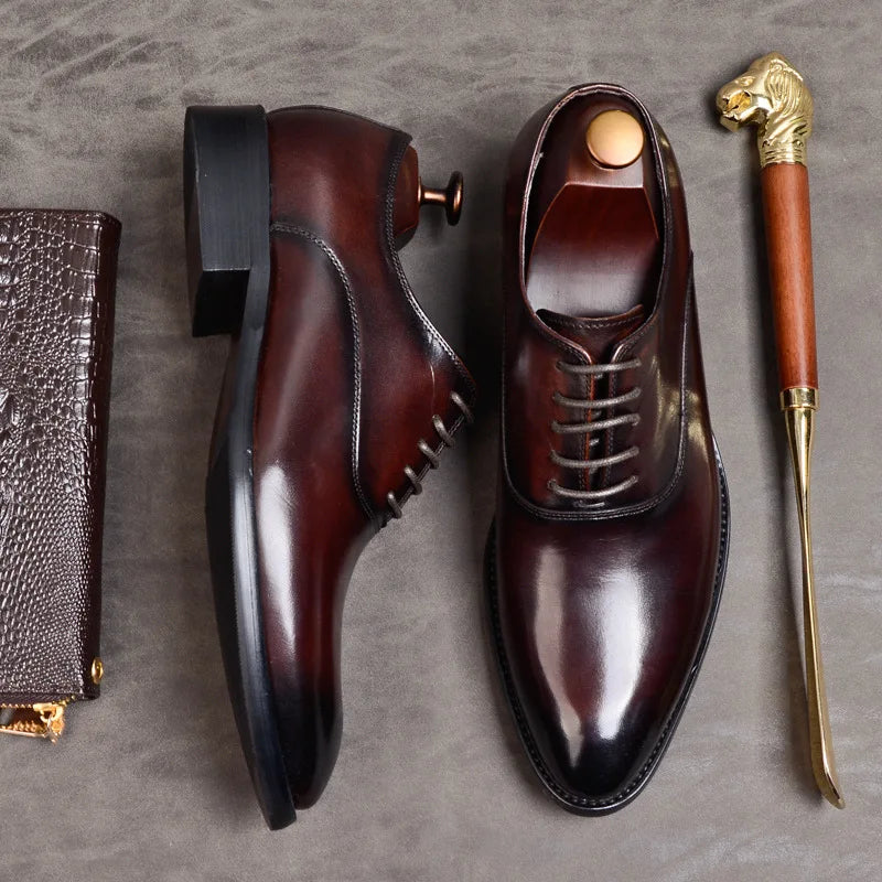 Orthopedic Leather Oxford Dress Shoes with Timeless Style and All-Day Comfort 6
