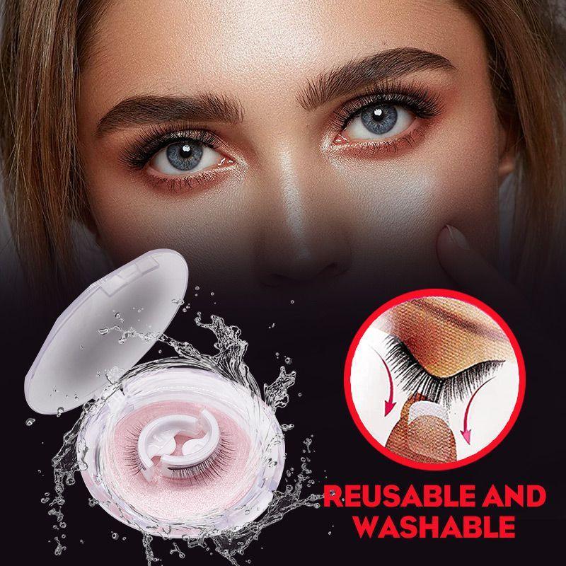 Self-Adhesive False Eyelashes, Reusable and Washable, No Glue Needed 10