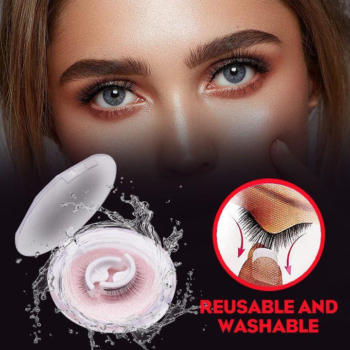 Self-Adhesive False Eyelashes, Reusable and Washable, No Glue Needed 10