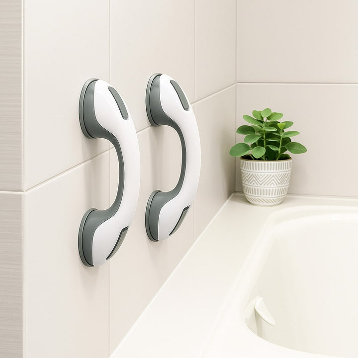 Bathroom Safety Grab Bar | No Drilling | Strong Suction Grip 3