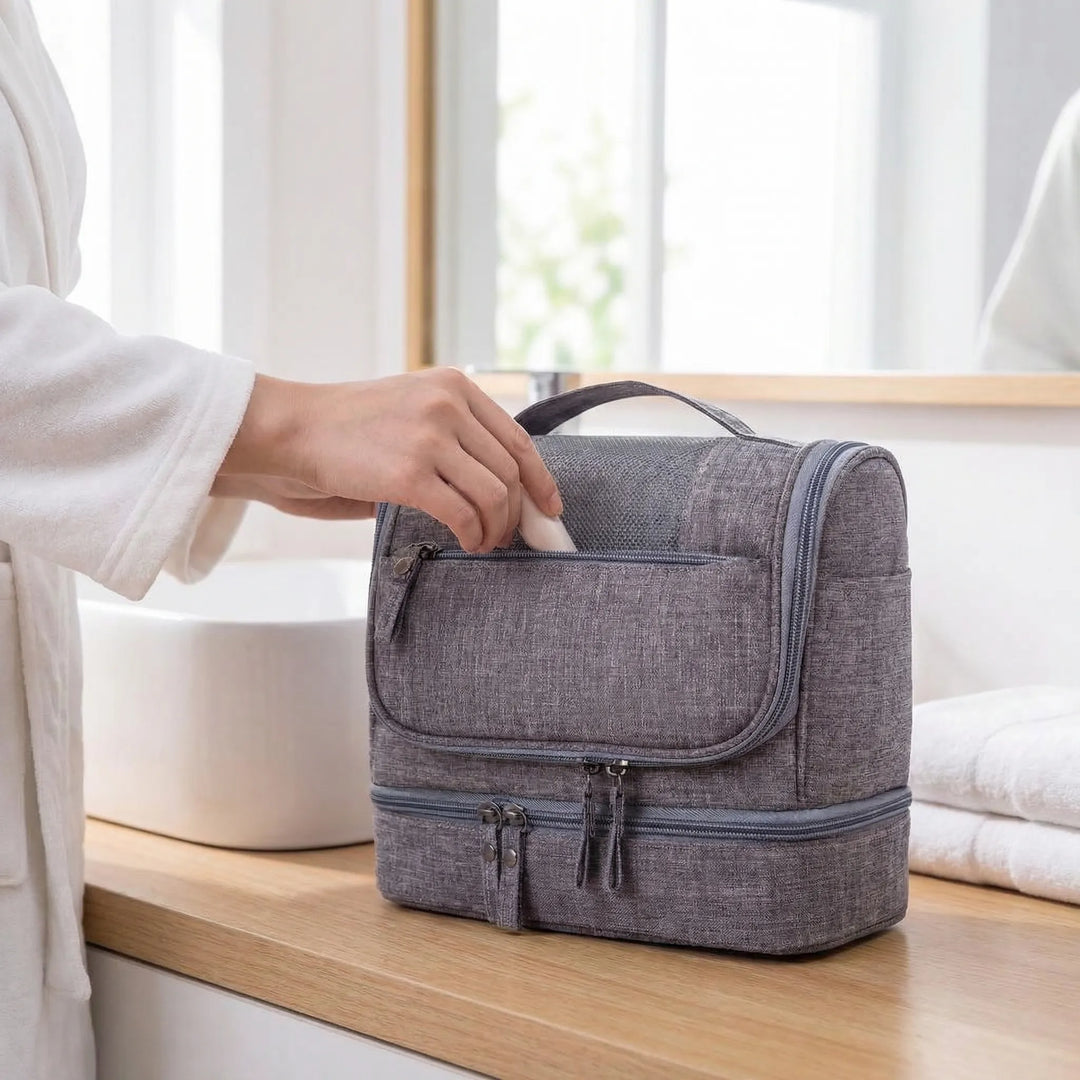 Hanging Double-Compartment Travel Toiletry Bag - Tripakit