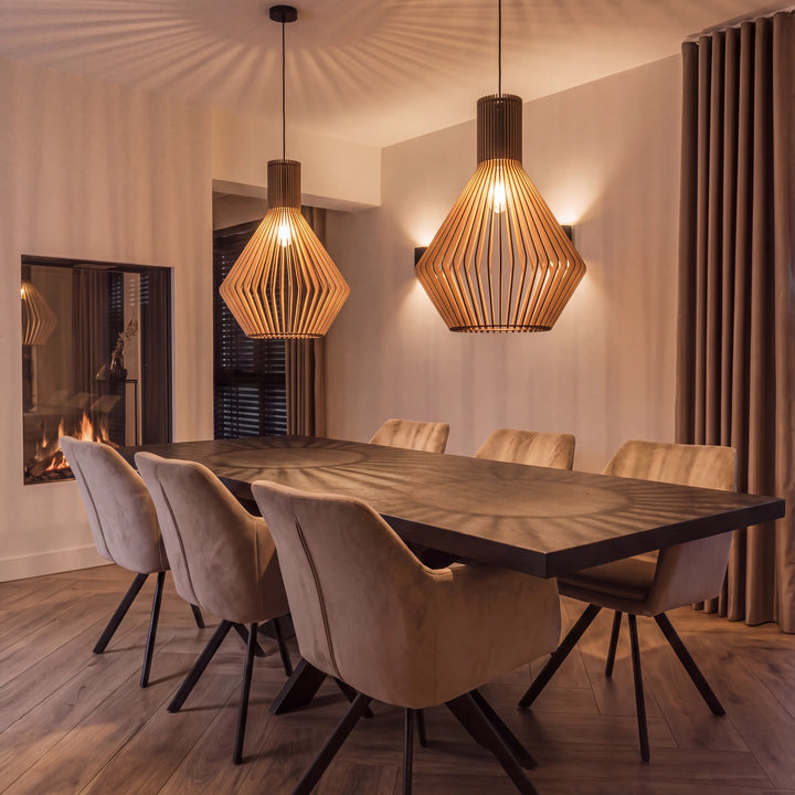 Wooden Pendant Lamp Ø45cm - Lignum 1
