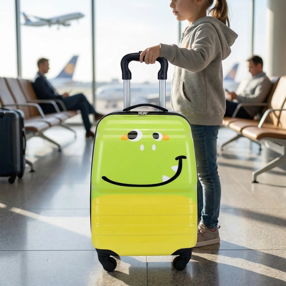 Hard Shell Kids Rolling Suitcase - Rolliroo