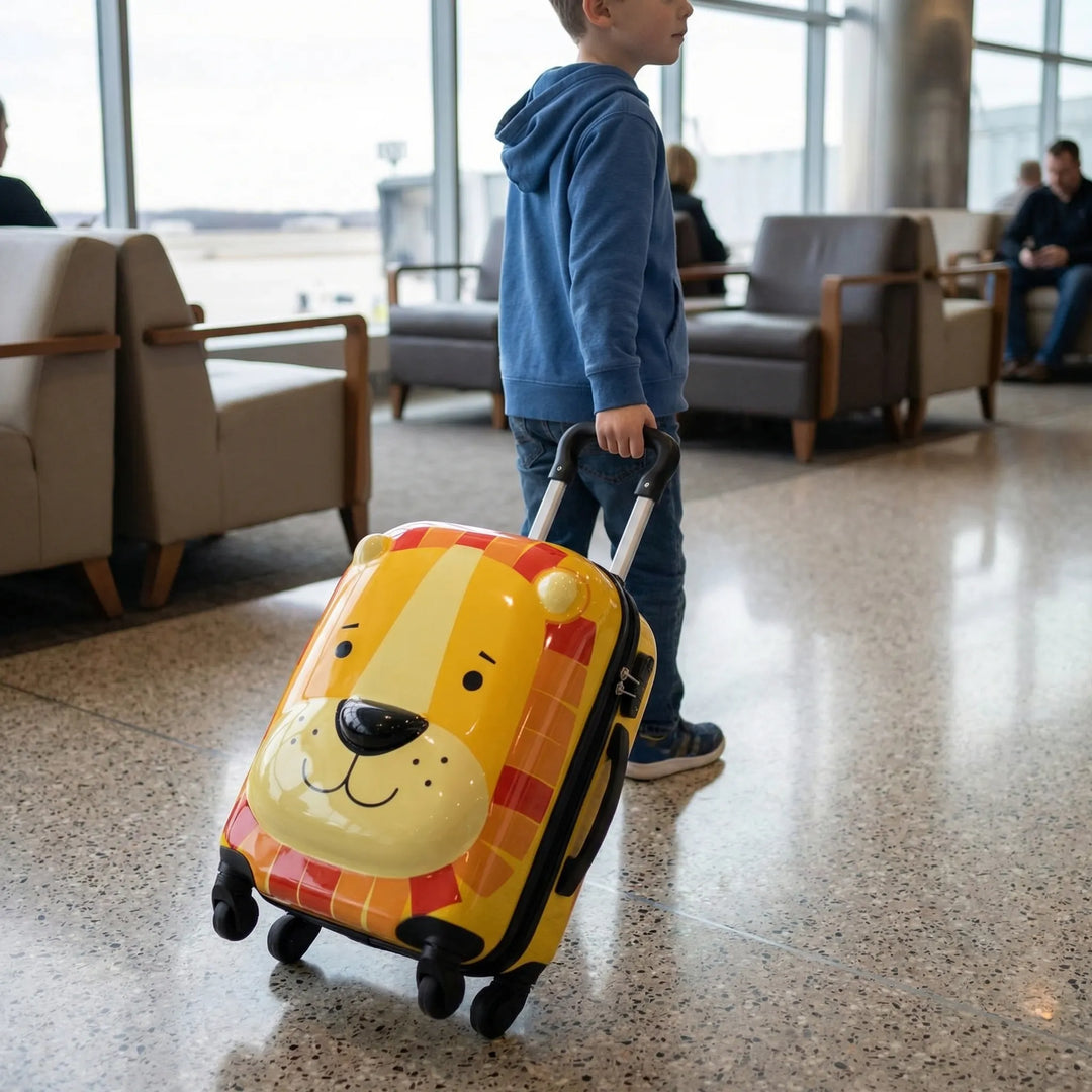 Hard Shell Kids Rolling Suitcase - Rolliroo