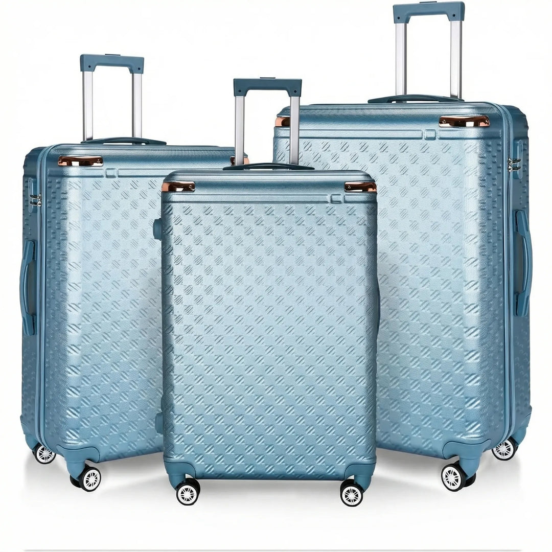 3-Piece hard Shell Spinner Luggage Set - Glidetrax