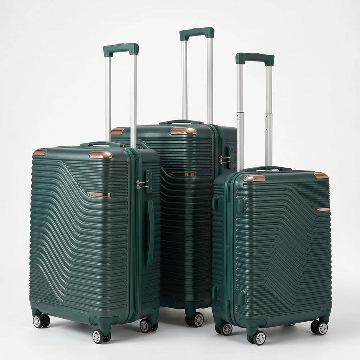 3-Piece hard-shell Spinner Luggage Set - Voyagrip