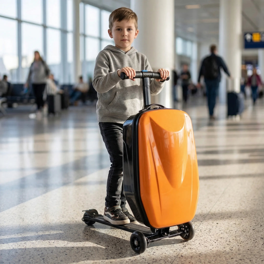 Hard Shell Scooter Suitcase - Zippax