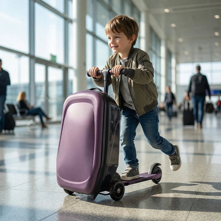 Hard Shell Scooter Suitcase - Zippax