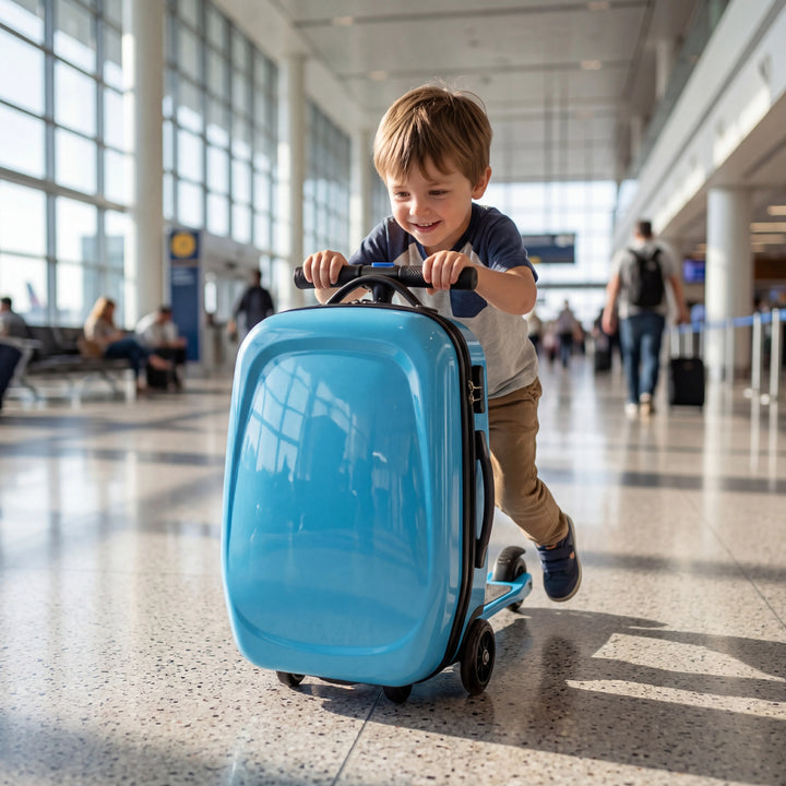 Hard Shell Scooter Suitcase - Zippax