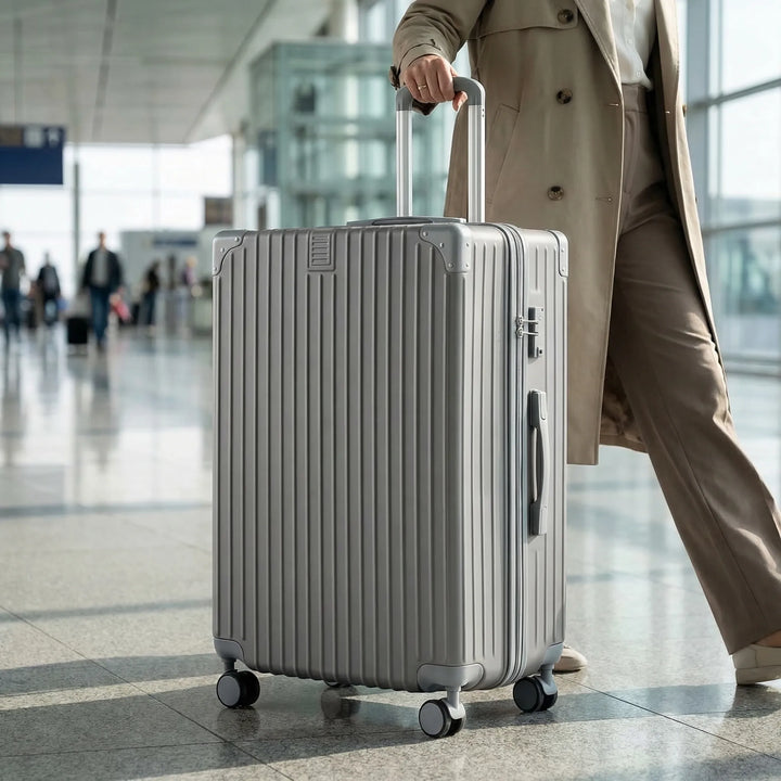 Large Hard Shell Checked Suitcase - Roamvex