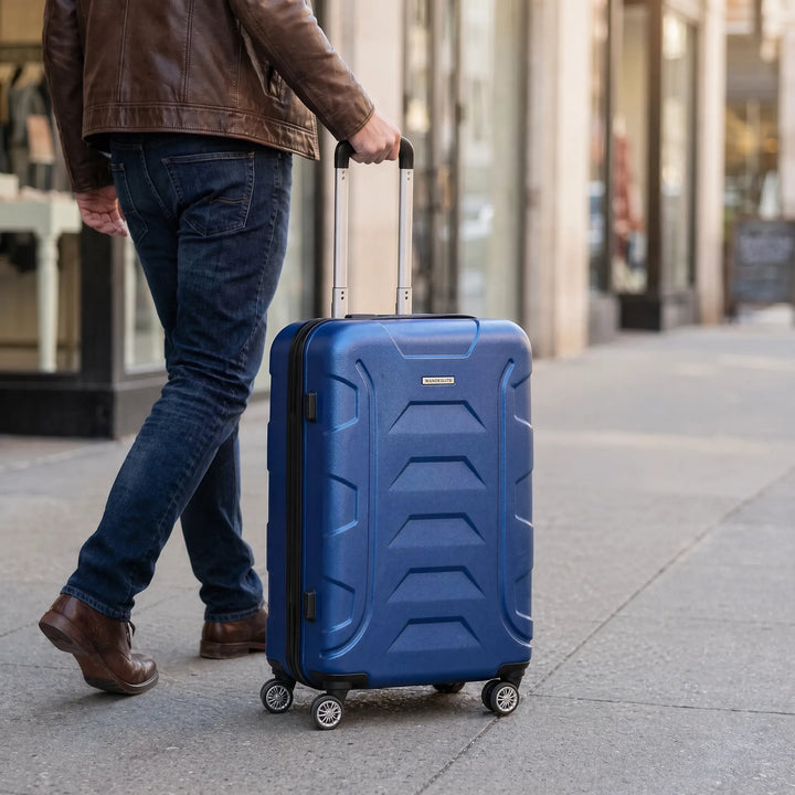28-Inch hard Shell Checked Suitcase - Roamvault