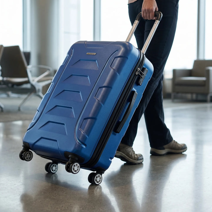28-Inch hard Shell Checked Suitcase - Roamvault