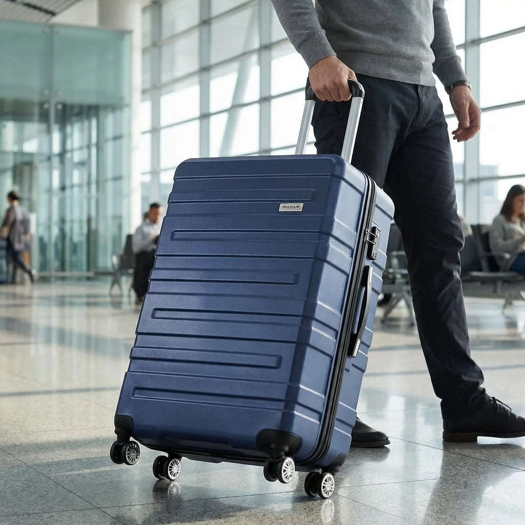 28-Inch hard Shell Checked Suitcase - Journova