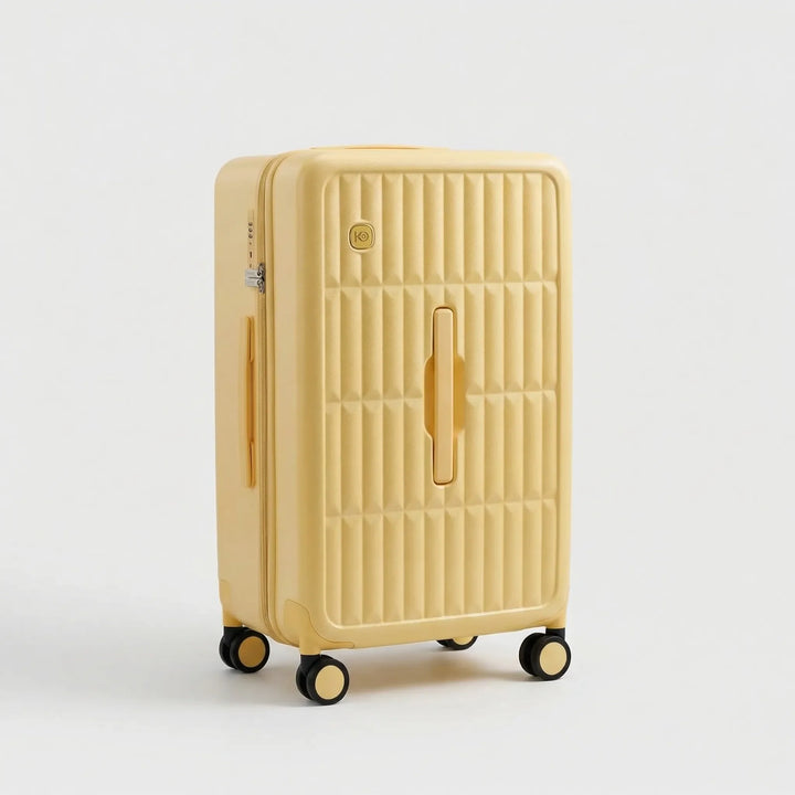 Large Hard-Shell Checked Suitcase With Spinner Wheels - Rolamex