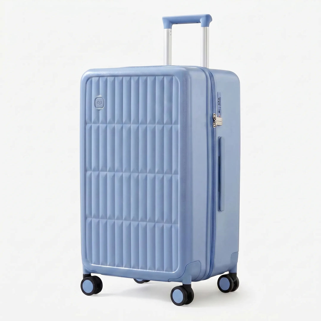 Large Hard-Shell Checked Suitcase With Spinner Wheels - Rolamex