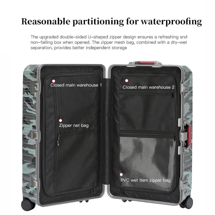 Hardshell Suitcase with Wide Handle for Travel 7