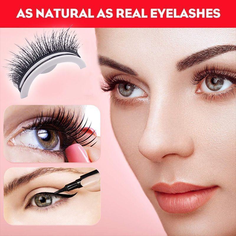 Self-Adhesive False Eyelashes, Reusable and Washable, No Glue Needed 9