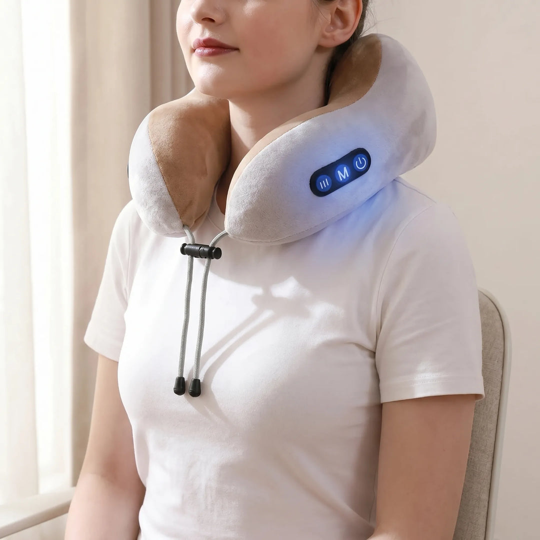 Heated U-Shaped Neck Pillow - Therava