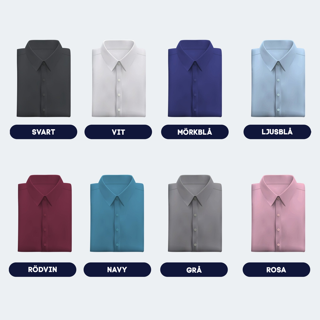 Men's No-Iron Shirt, Wrinkle-Free with Stretch Comfort 13