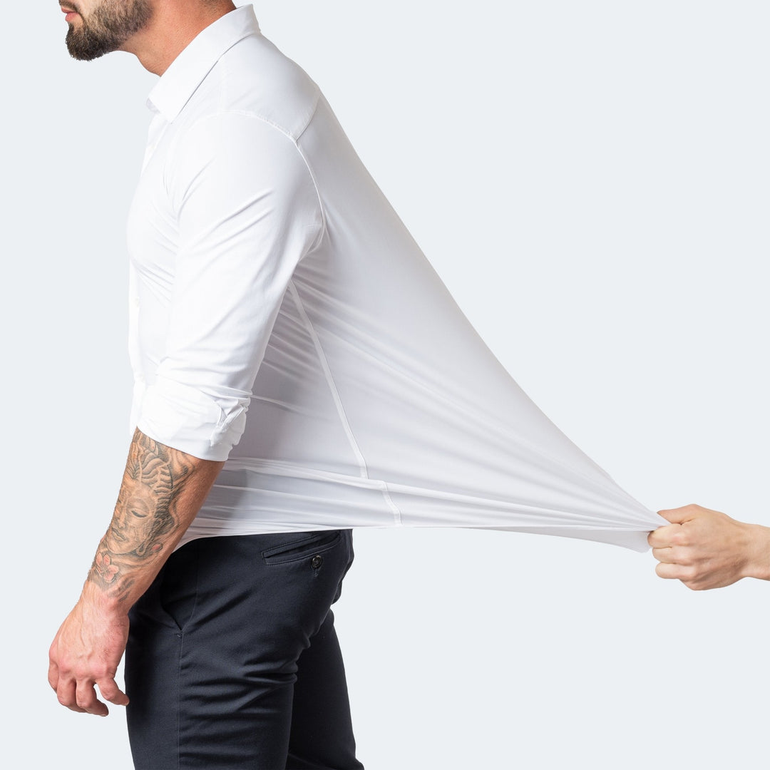 Men's No-Iron Shirt, Wrinkle-Free with Stretch Comfort 3