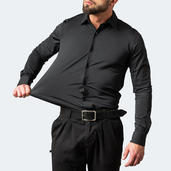 Men's No-Iron Shirt, Wrinkle-Free with Stretch Comfort 4
