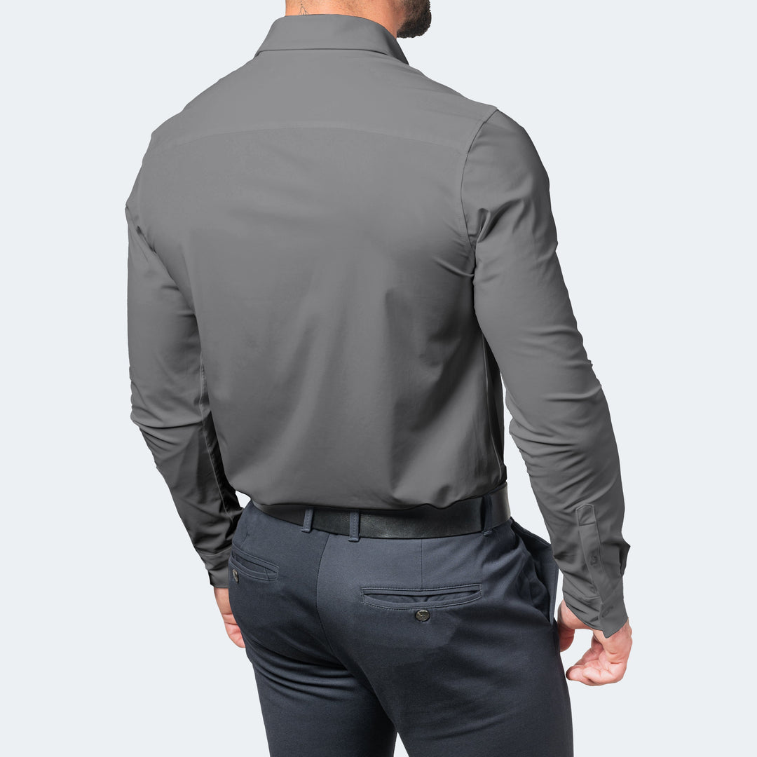 Men's No-Iron Shirt, Wrinkle-Free with Stretch Comfort 9