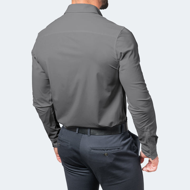 Men's No-Iron Shirt, Wrinkle-Free with Stretch Comfort 9