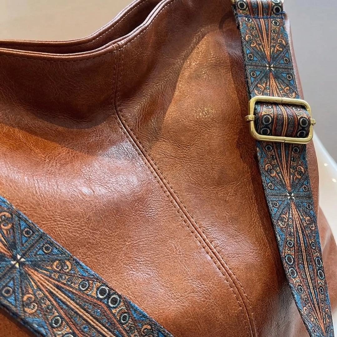 Hobo Style Shoulder Bag - Vintara