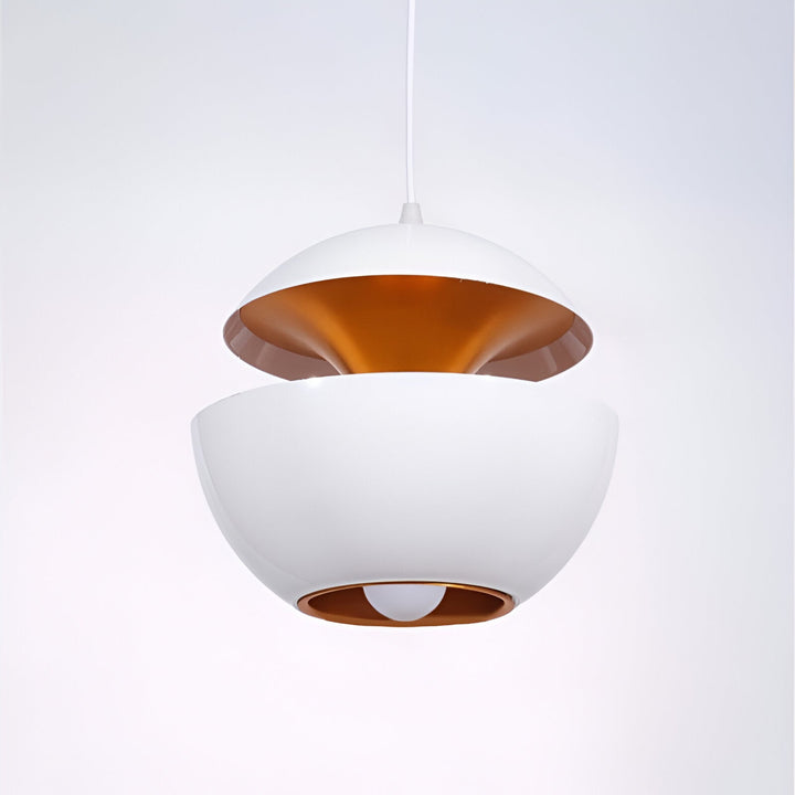 AppleGlow Pendant Light - Artistic E27 Fixture in Black & White 16
