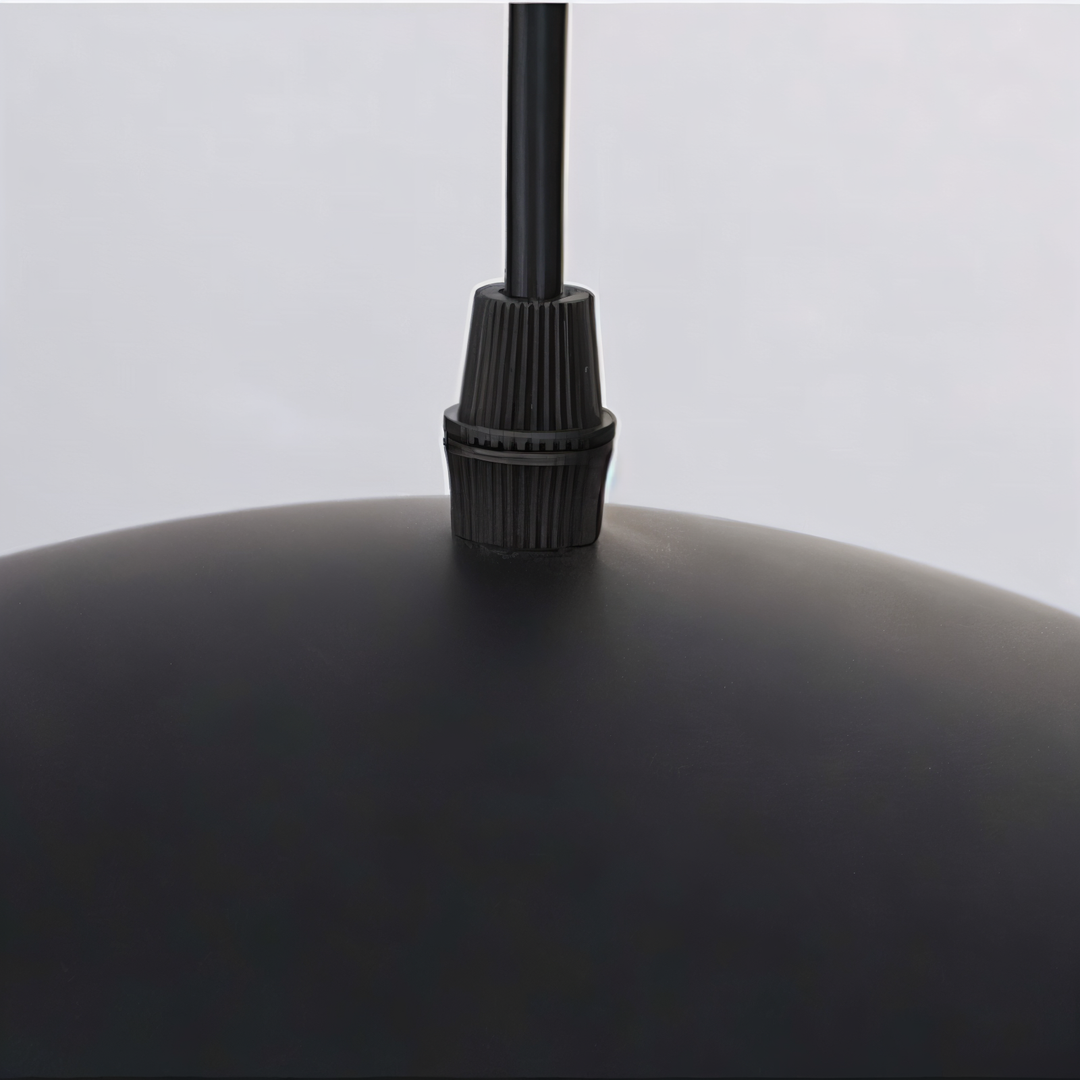AppleGlow Pendant Light - Artistic E27 Fixture in Black & White 14