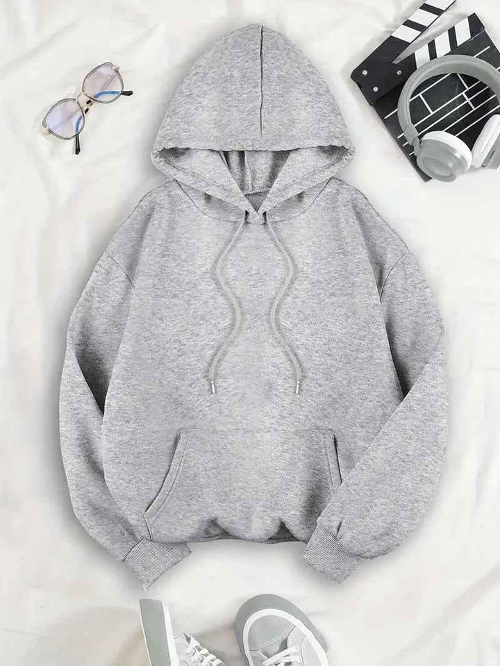 Women's Hoodie with Leopard Star Back Print & Clean Finish 4