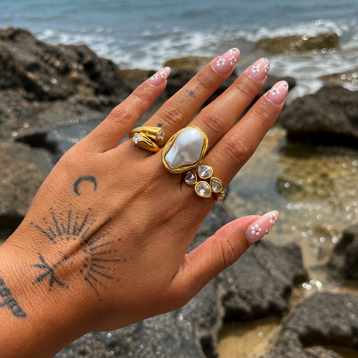 Star Ring – Adjustable Gold Wraparound Star Ring 5