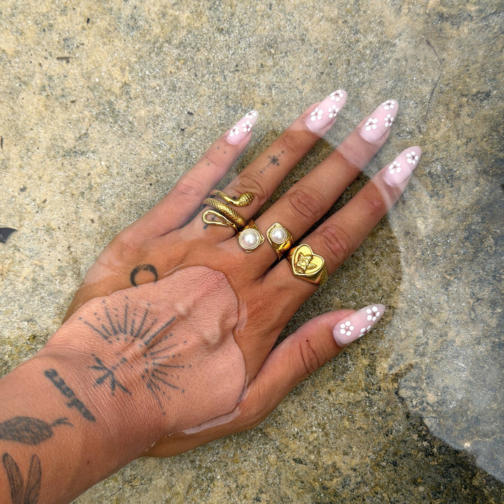 Detailed Snake Ring (Adjustable) 5